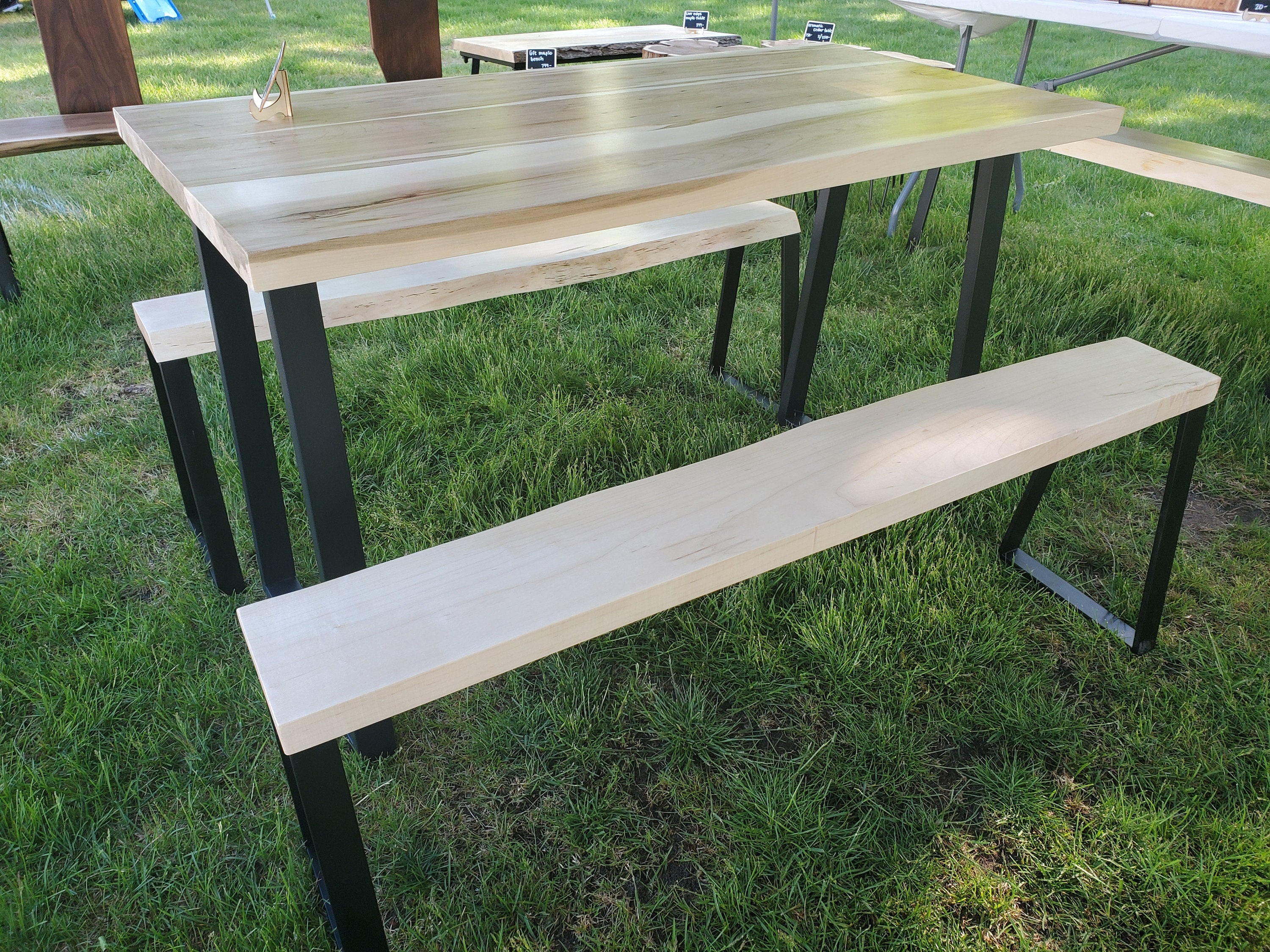 Shipping Included, Ambrosia Maple Dining Set, Patio Set, Picnic Table, Indoor/Outdoor Dining Set