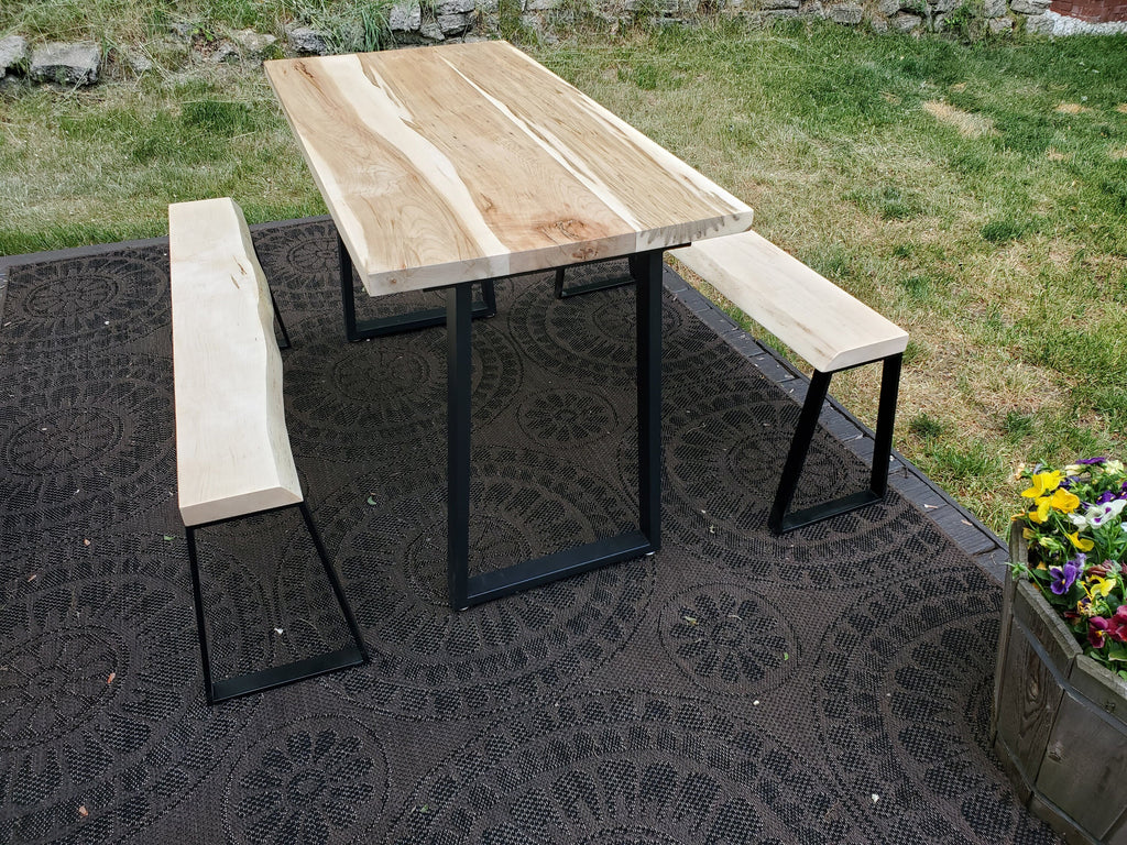 Shipping Included, Ambrosia Maple Dining Set, Patio Set, Picnic Table, Indoor/Outdoor Dining Set