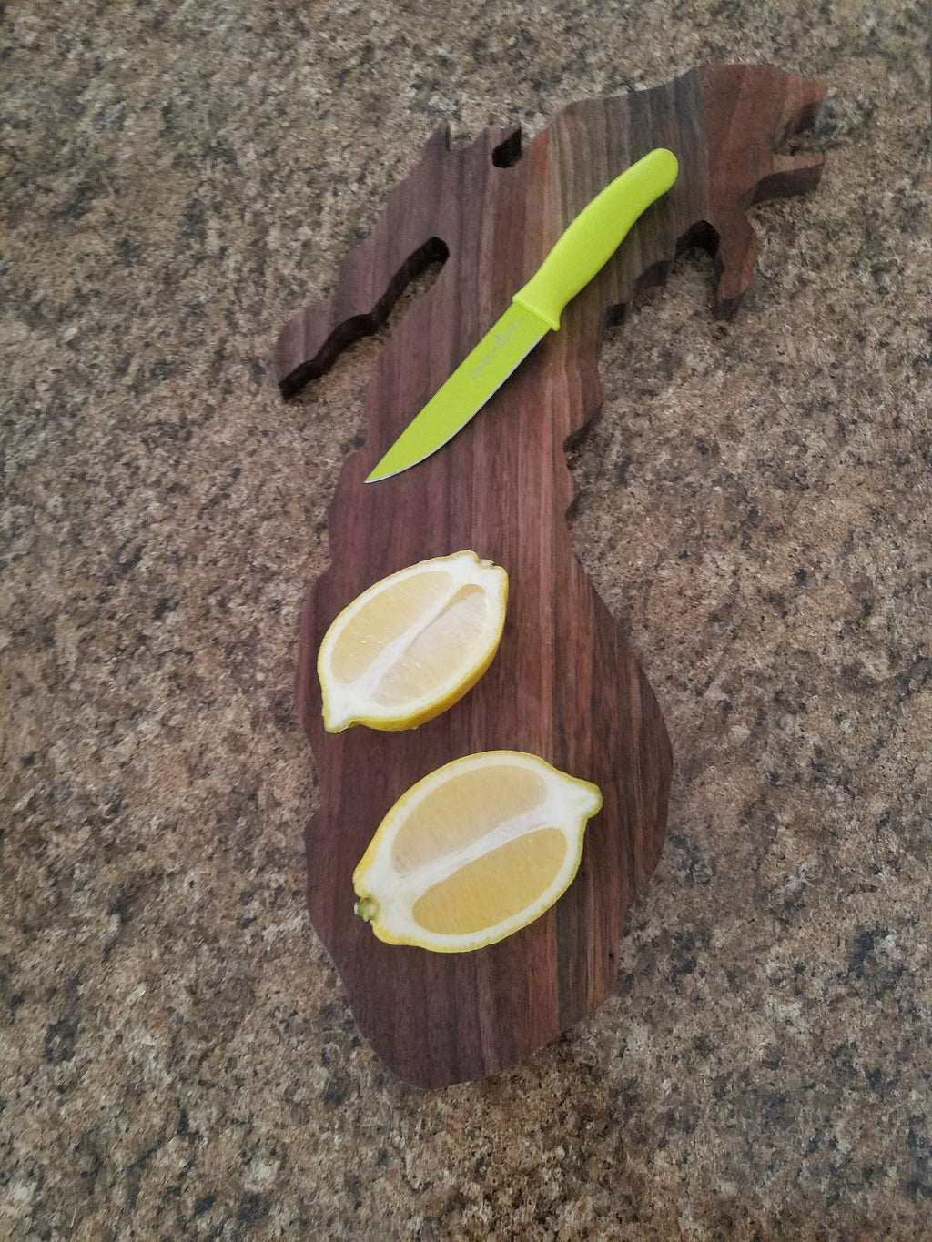 Shipping Included, Lake Michigan Walnut Cutting/Charcuterie Board