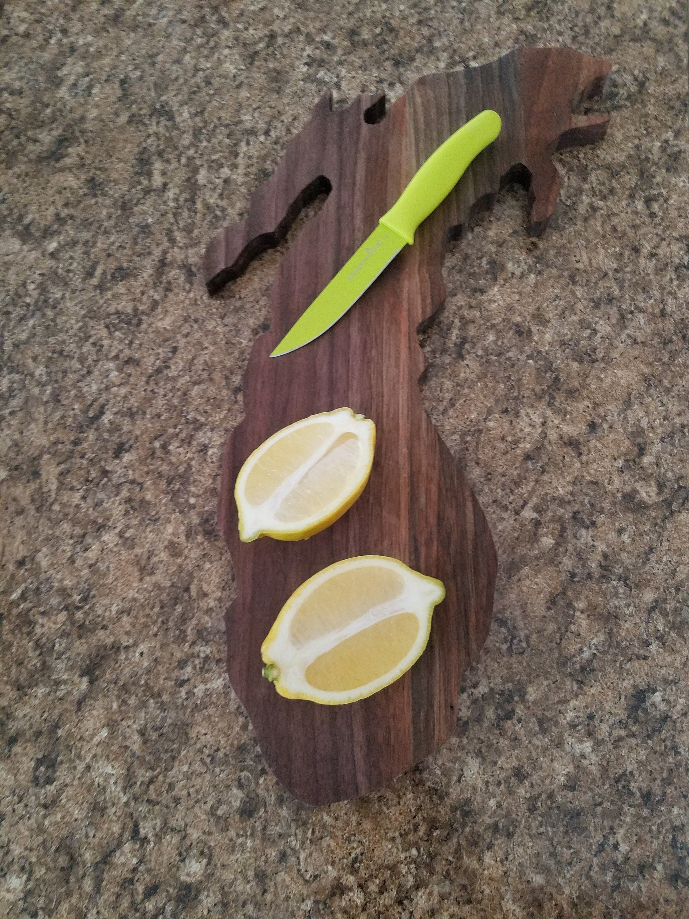 Shipping Included, Lake Michigan Walnut Cutting/Charcuterie Board