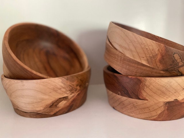 Shipping Included, Maple Salad Bowls (Ambrosia), Price is Per-Bowl