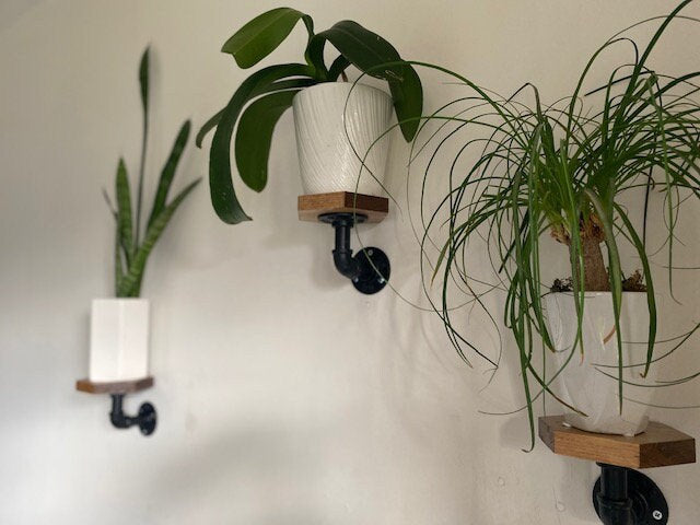 Shipping Included, Plant Stand, Hexagon Shelf, Plant Shelf, Farmhouse, Rustic Plant Stand