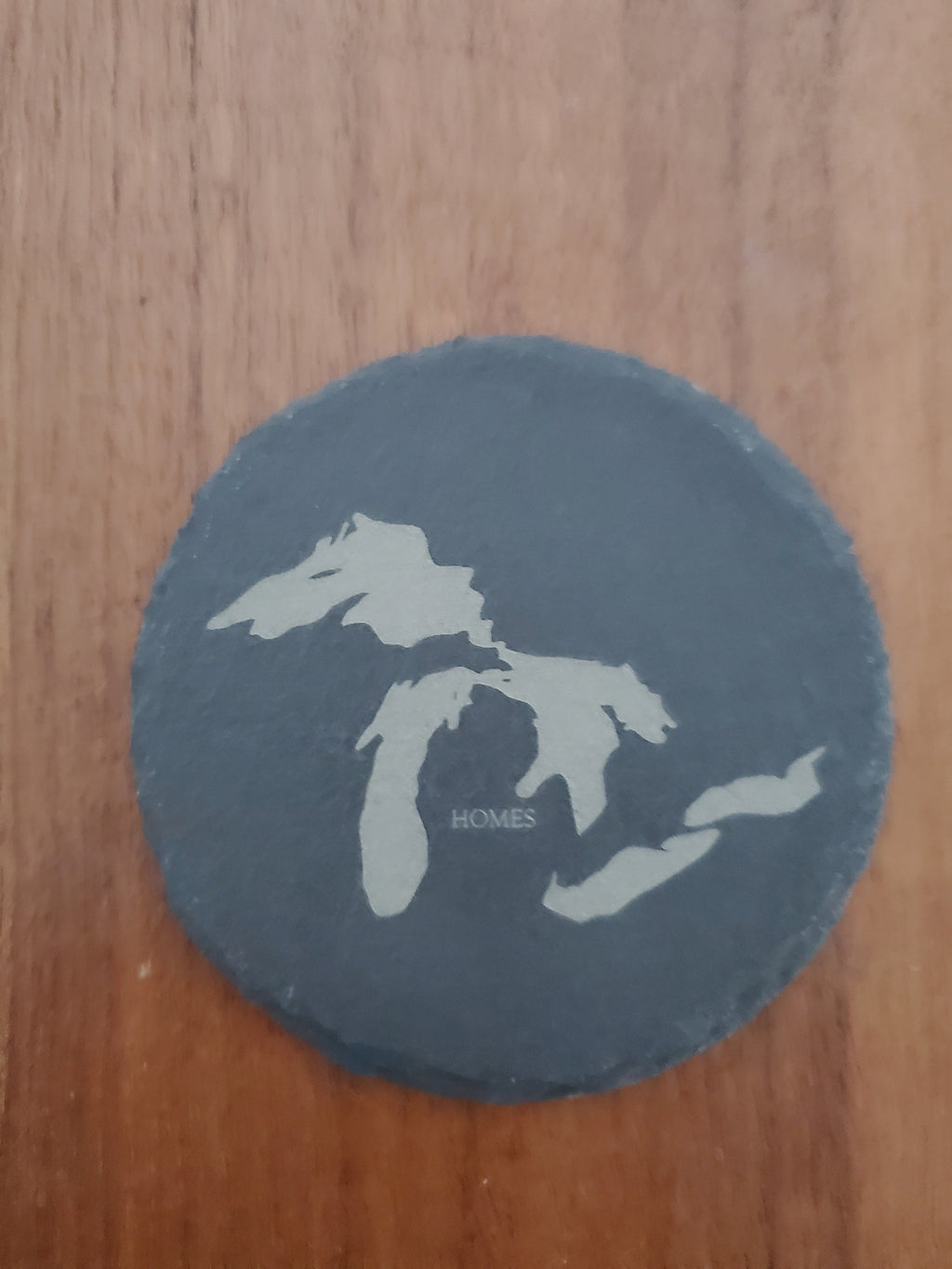 Shipping Included, Great Lakes Gift Set- Great Lakes Slate Coasters-HOMES Coasters-Pack of 5-Gifts-Customization Available
