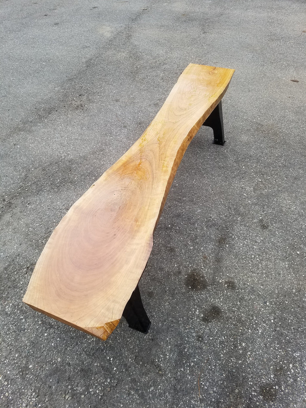 Shipping Included, Indoor/Outdoor Cherry Slab Bench