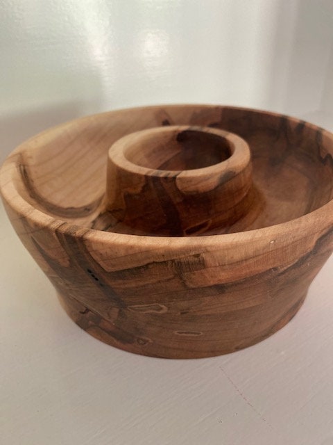 Shipping Inlcluded, Maple Bowl (Ambrosia), Chips & Dip Bowl, Fruit and Nuts Bowl, Housewarming Gift