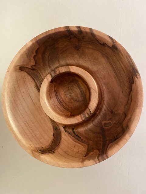 Shipping Inlcluded, Maple Bowl (Ambrosia), Chips & Dip Bowl, Fruit and Nuts Bowl, Housewarming Gift