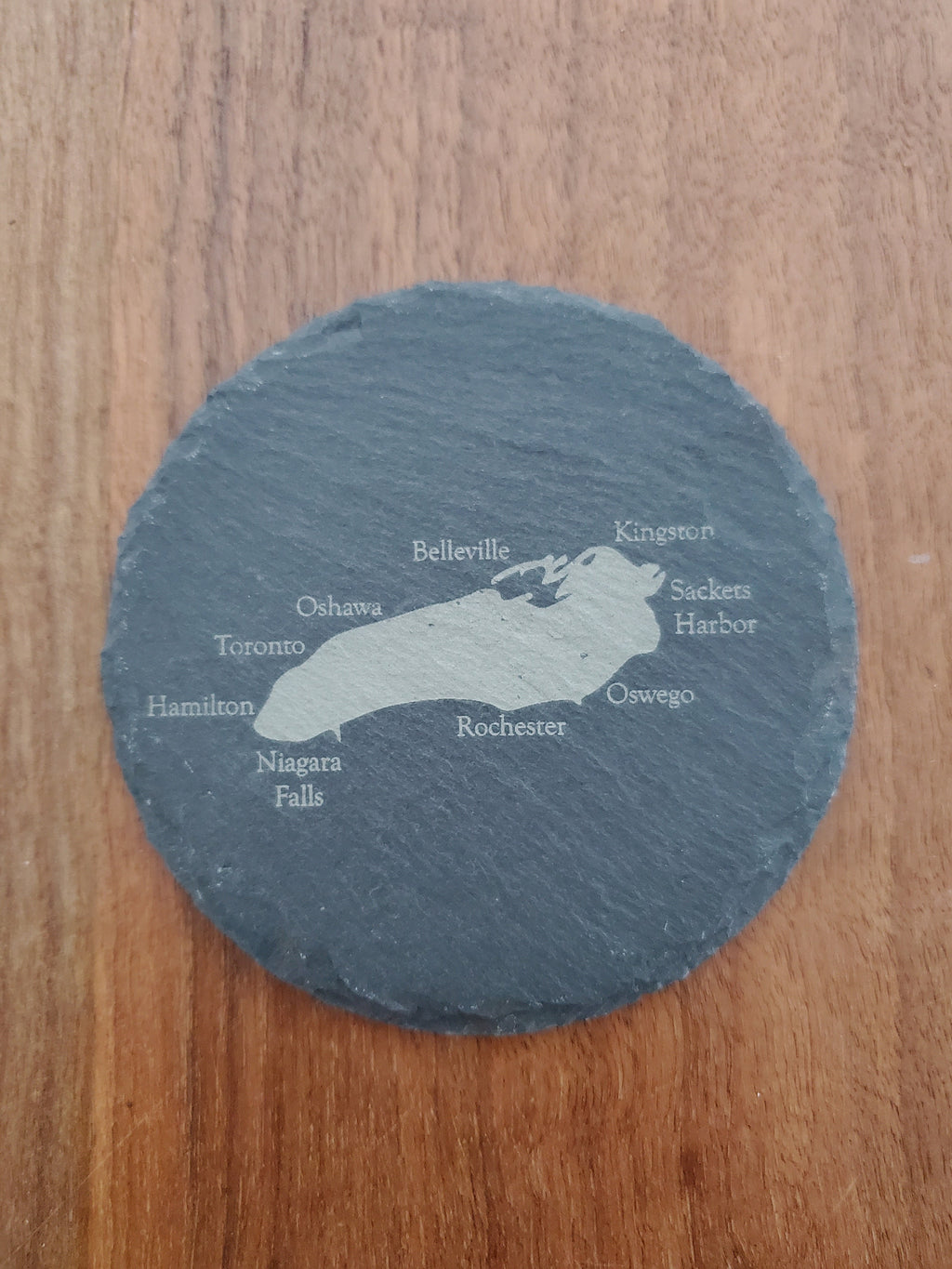 Shipping Included, Great Lakes 5 Pack - Great Lake Coaster W/ Cities- Bumpers Included-Lakes Superior, Michigan, Huron, Erie and Ontario